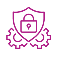 Secure gear icon