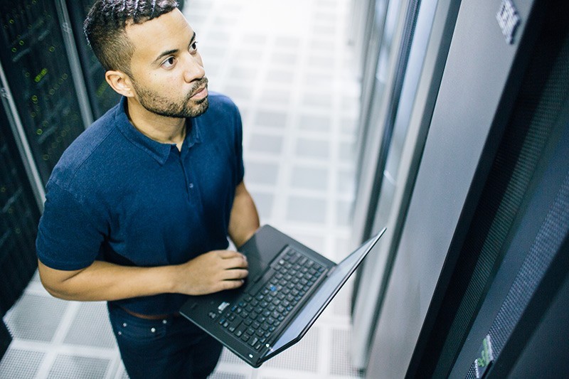 Man on laptop